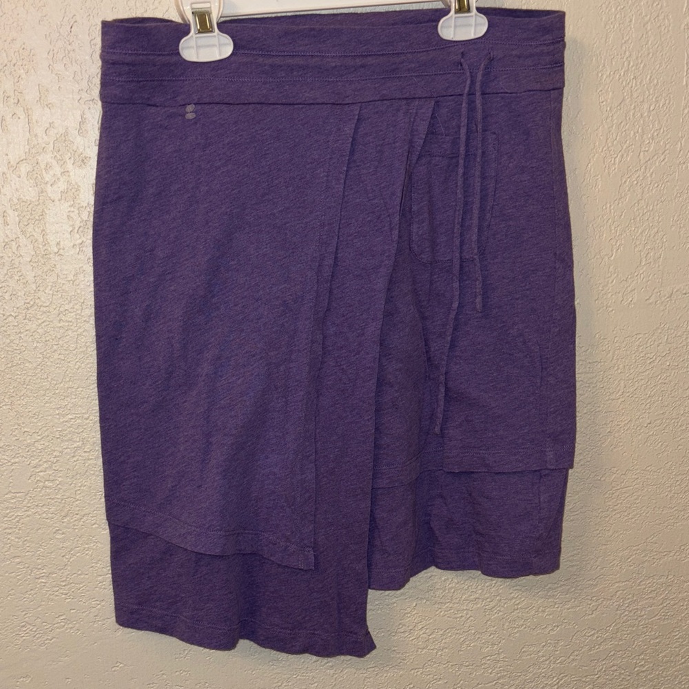 Lole‎ Asymmetrical Purple Knit Women's Skirt~Sz Extra Small